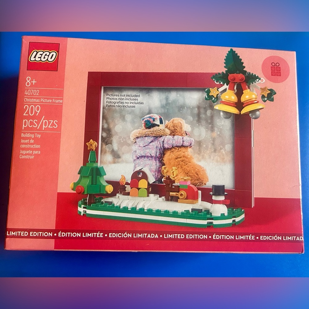 LEGO limited edition Christmas picture frame #40702